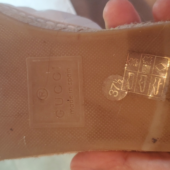 COPY - Gucci Leather Espadrille/Mule with Double G - Picture 4 of 9